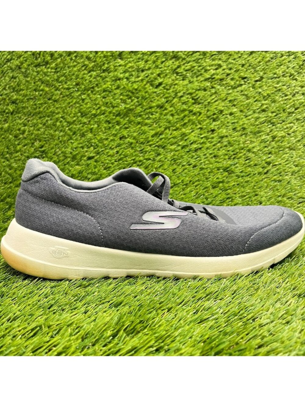 Skechers Go Walk Joy Ecstatic Women Size 12 Charcoal Gray Running Shoes Sneakers